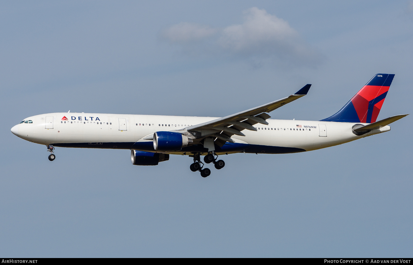 Aircraft Photo of N816NW | Airbus A330-323E | Delta Air Lines | AirHistory.net #226682