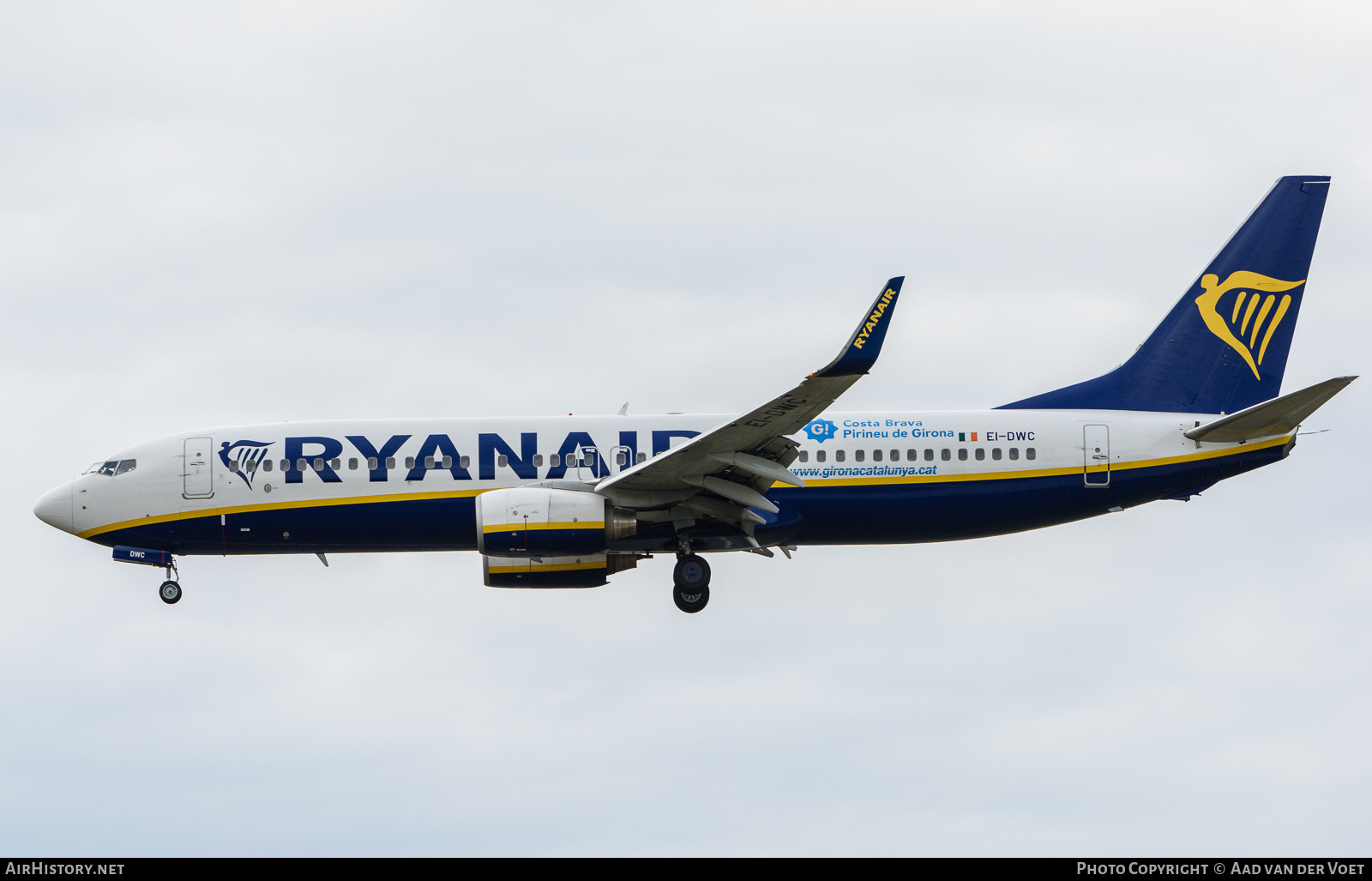 Aircraft Photo of EI-DWC | Boeing 737-8AS | Ryanair | AirHistory.net #226704
