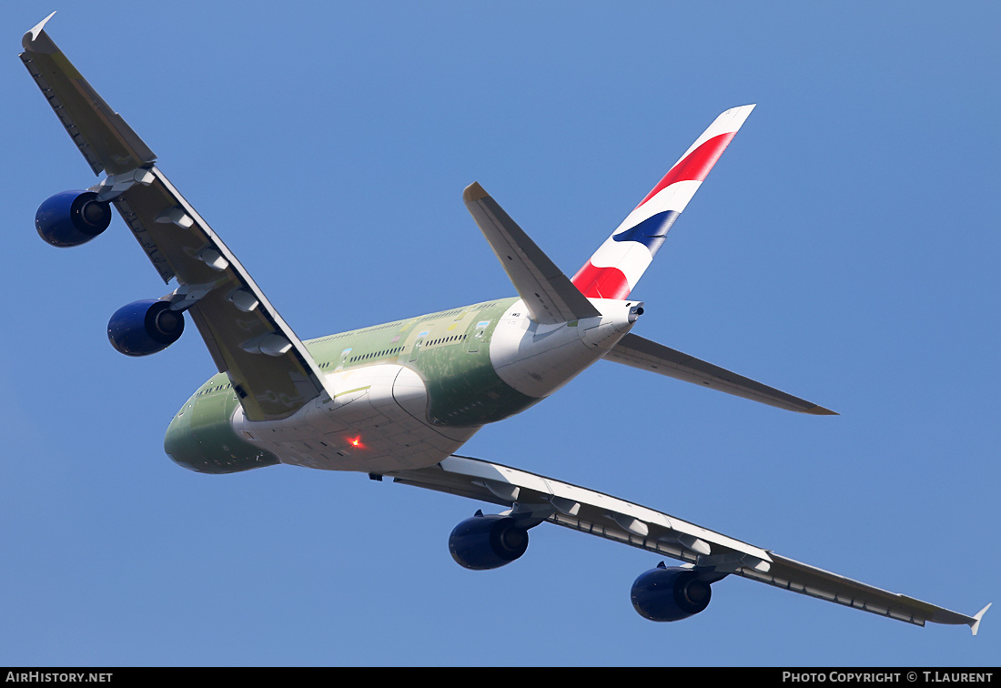 Aircraft Photo of F-WWSB | Airbus A380-841 | British Airways | AirHistory.net #226712