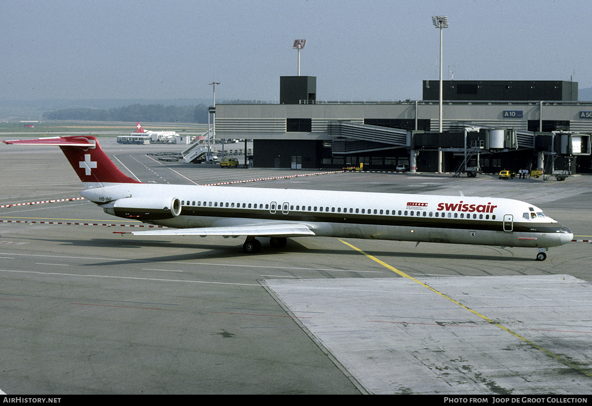 Aircraft Photo of HB-INF | McDonnell Douglas MD-81 (DC-9-81) | Swissair | AirHistory.net #226729