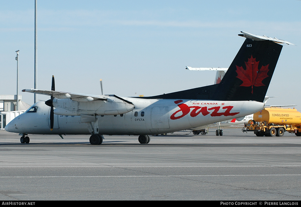 Aircraft Photo of C-FCTA | De Havilland Canada DHC-8-102 Dash 8 | Air Canada Jazz | AirHistory.net #226736