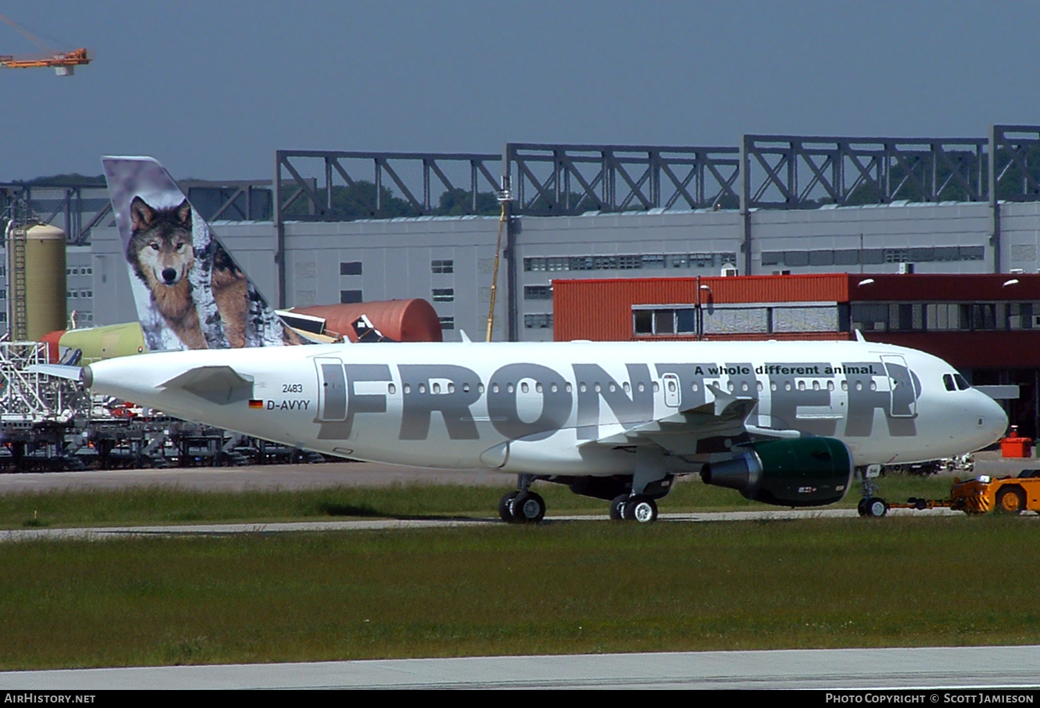Aircraft Photo of D-AVYY | Airbus A319-112 | Frontier Airlines | AirHistory.net #226757
