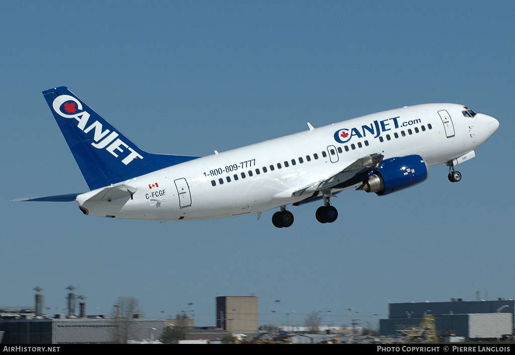 Aircraft Photo of C-FCGF | Boeing 737-522 | CanJet Airlines | AirHistory.net #226781