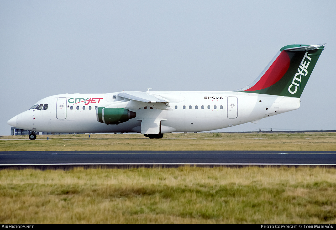 Aircraft Photo of EI-CMS | British Aerospace BAe-146-200A | CityJet | AirHistory.net #226801