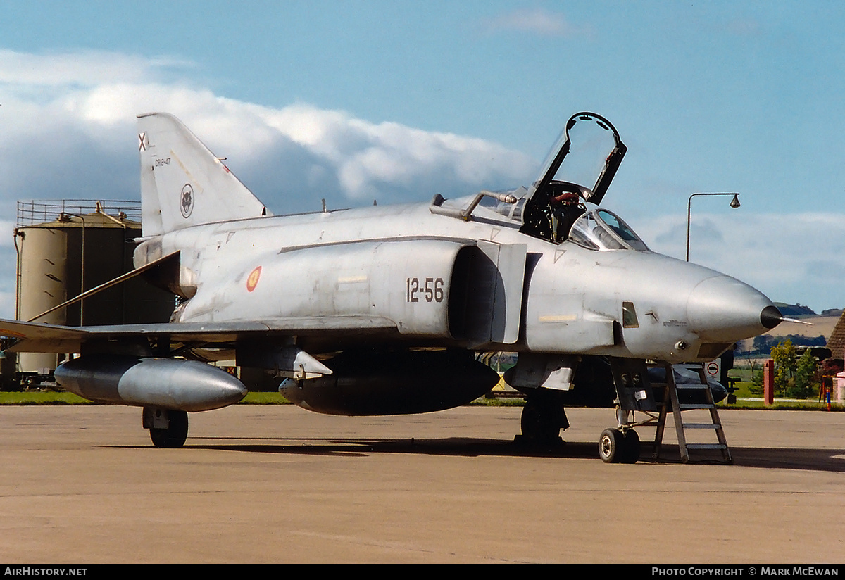 Aircraft Photo of CR.12-47 | McDonnell Douglas RF-4C Phantom II | Spain - Air Force | AirHistory.net #226831