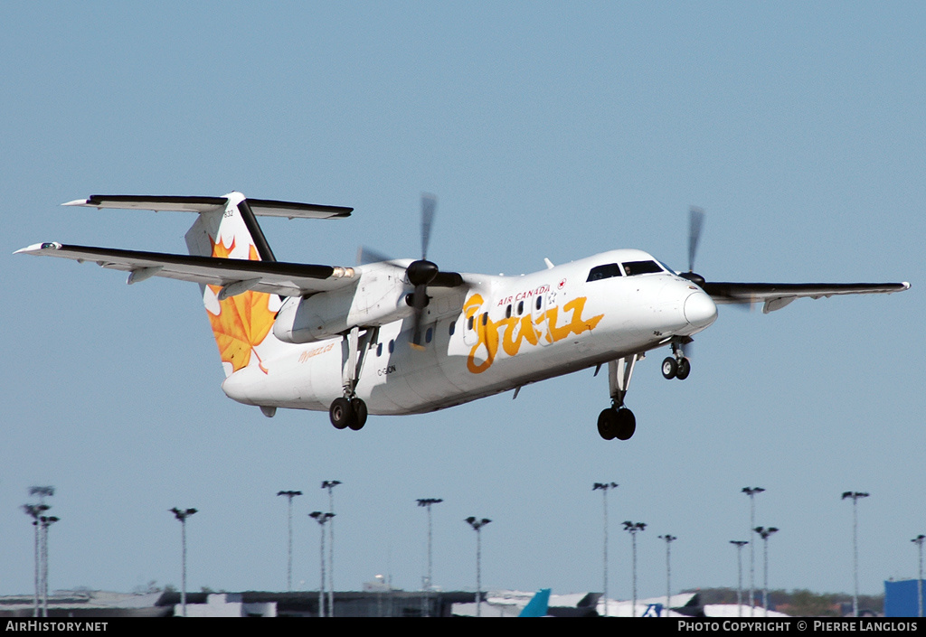 Aircraft Photo of C-GION | De Havilland Canada DHC-8-102 Dash 8 | Air Canada Jazz | AirHistory.net #226856