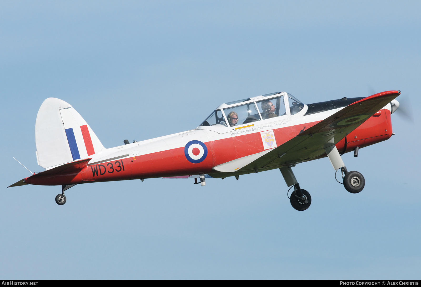 Aircraft Photo of G-BXDH / WD331 | De Havilland DHC-1 Chipmunk 22 | Royal Aircraft Establishment Aero Club | UK - Air Force | AirHistory.net #226862