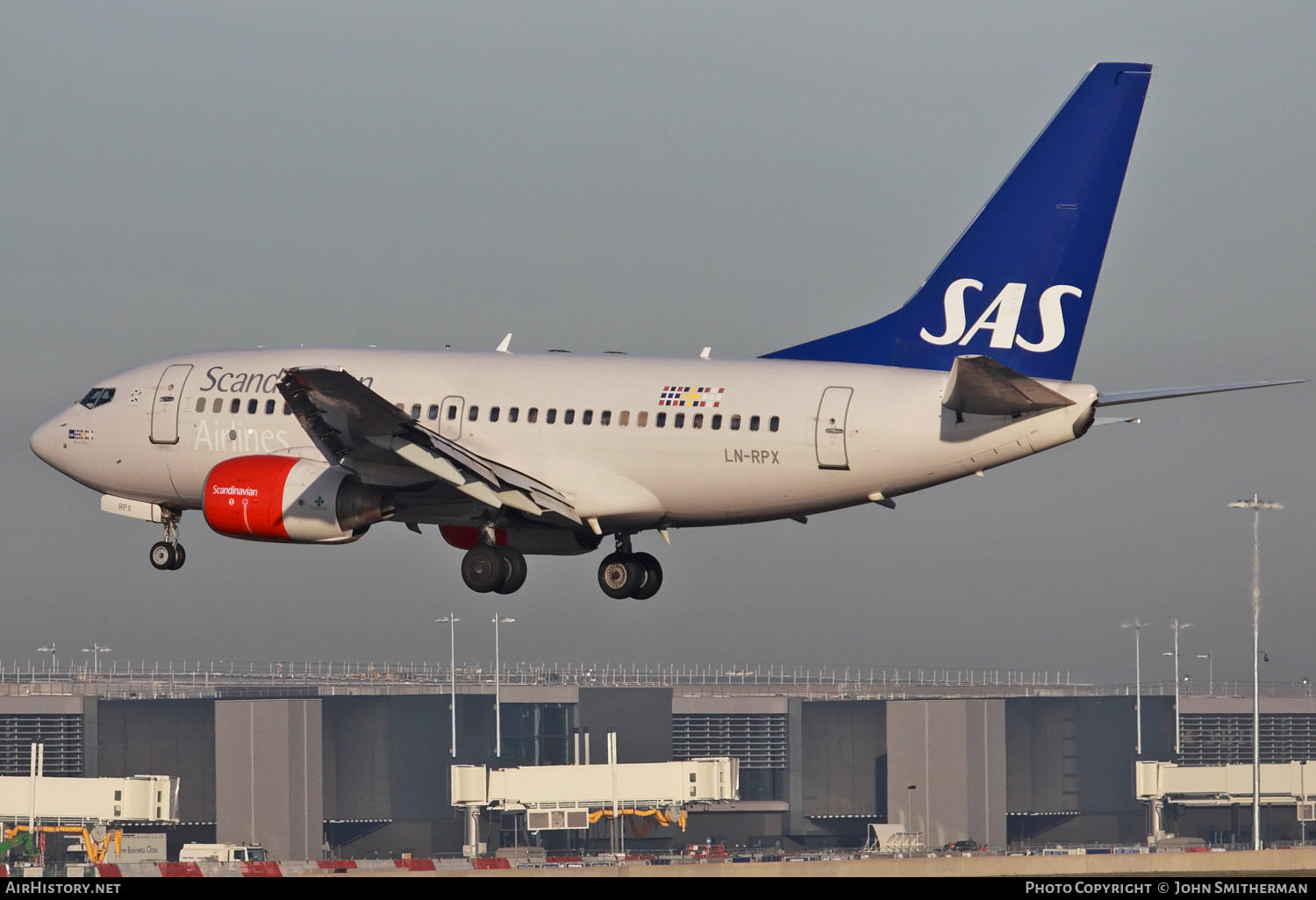 Aircraft Photo of LN-RPX | Boeing 737-683 | Scandinavian Airlines - SAS | AirHistory.net #226887