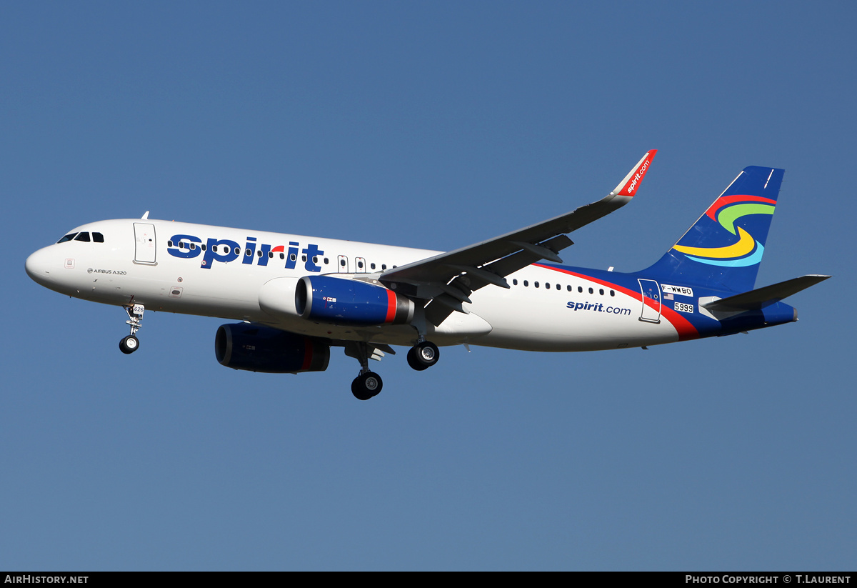Aircraft Photo of F-WWBO | Airbus A320-232 | Spirit Airlines | AirHistory.net #226896