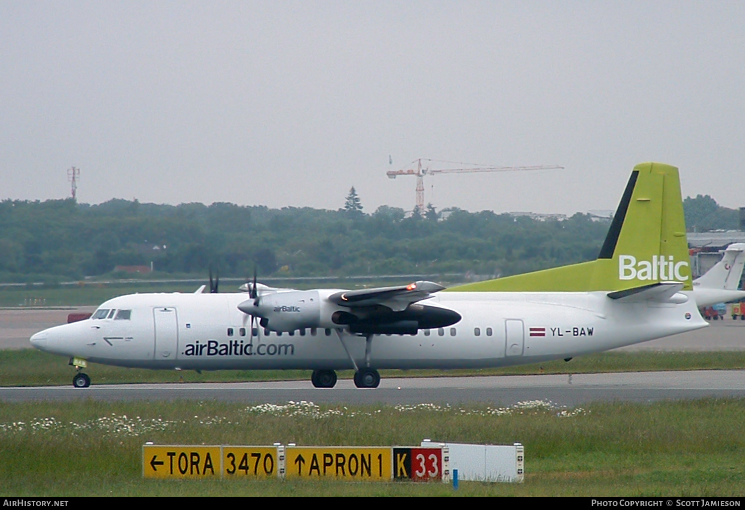 Aircraft Photo of YL-BAW | Fokker 50 | AirBaltic | AirHistory.net #226955