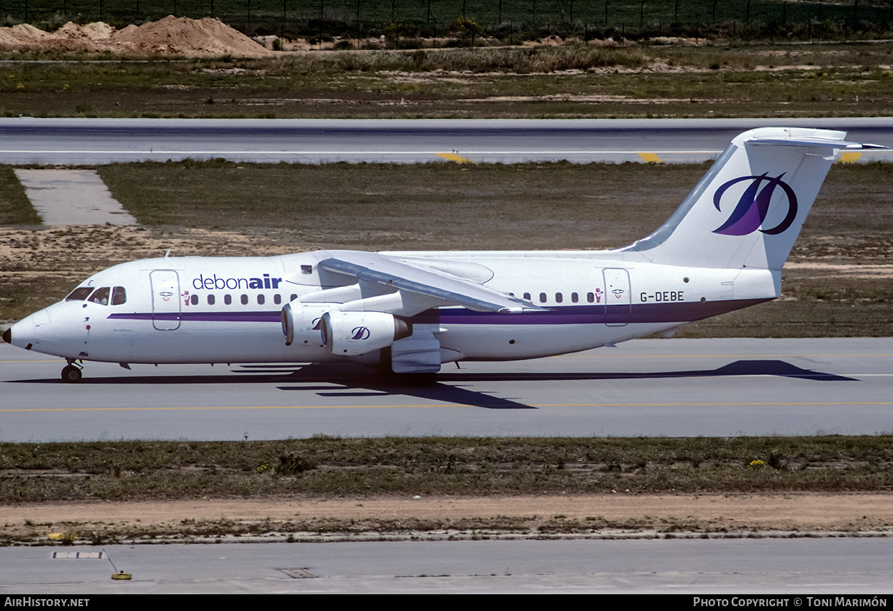 Aircraft Photo of G-DEBE | British Aerospace BAe-146-200A | Debonair Airways | AirHistory.net #226956