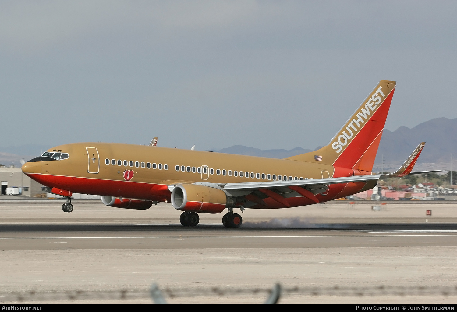 Aircraft Photo of N771SA | Boeing 737-7H4 | Southwest Airlines | AirHistory.net #226970