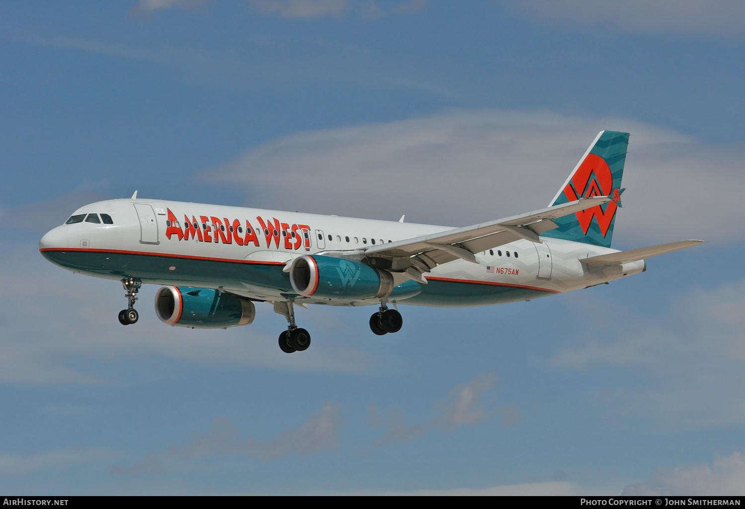 Aircraft Photo of N675AW | Airbus A320-232 | America West Airlines | AirHistory.net #226972