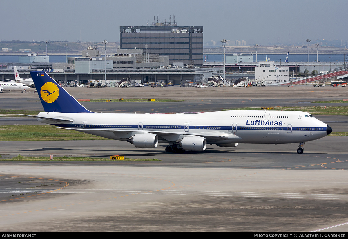 Aircraft Photo of D-ABYT | Boeing 747-830 | Lufthansa | AirHistory.net #226973