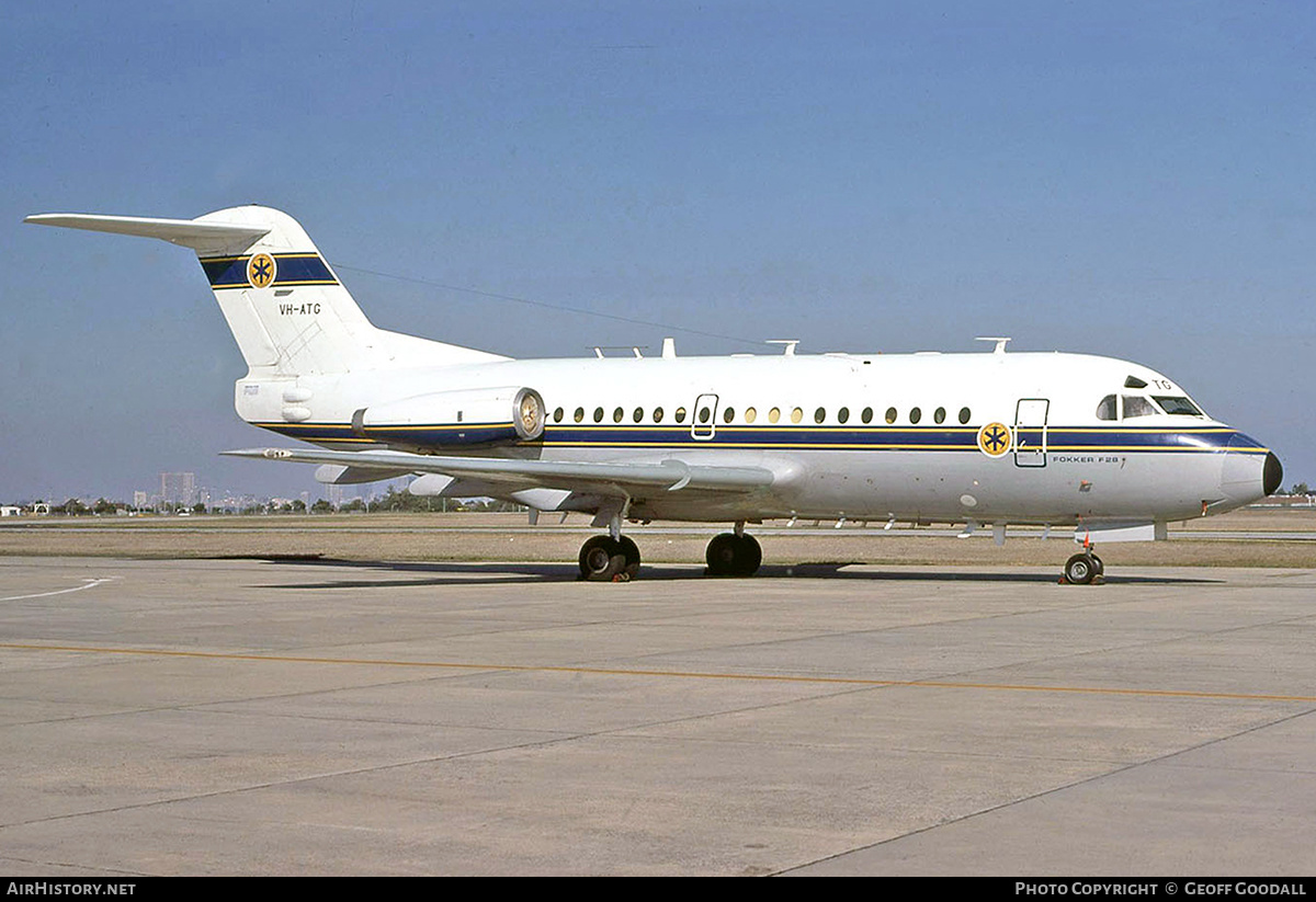 Aircraft Photo of VH-ATG | Fokker F28-1000 Fellowship | Department of Transport | AirHistory.net #226984