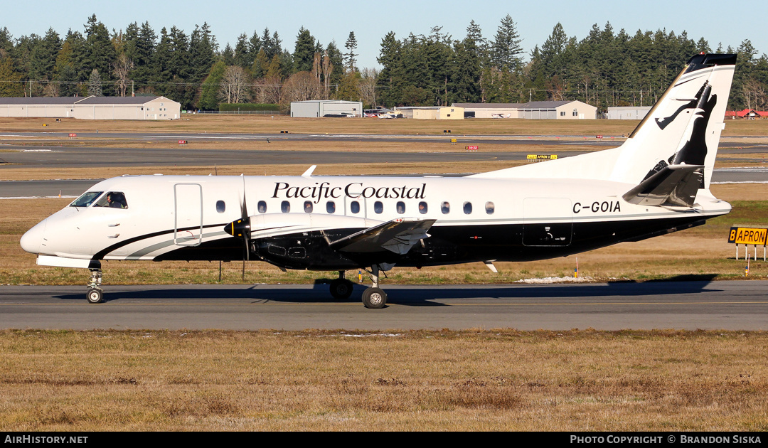 Aircraft Photo of C-GOIA | Saab 340B | Pacific Coastal Airlines | AirHistory.net #226995