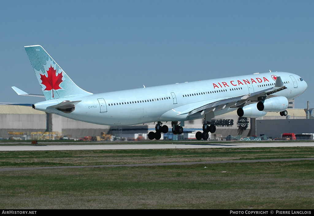 Aircraft Photo of C-FYLU | Airbus A340-313 | Air Canada | AirHistory.net #227000