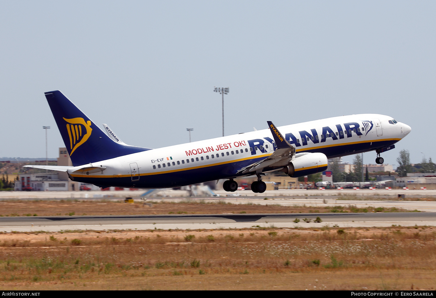 Aircraft Photo of EI-EVF | Boeing 737-8AS | Ryanair | AirHistory.net #227003