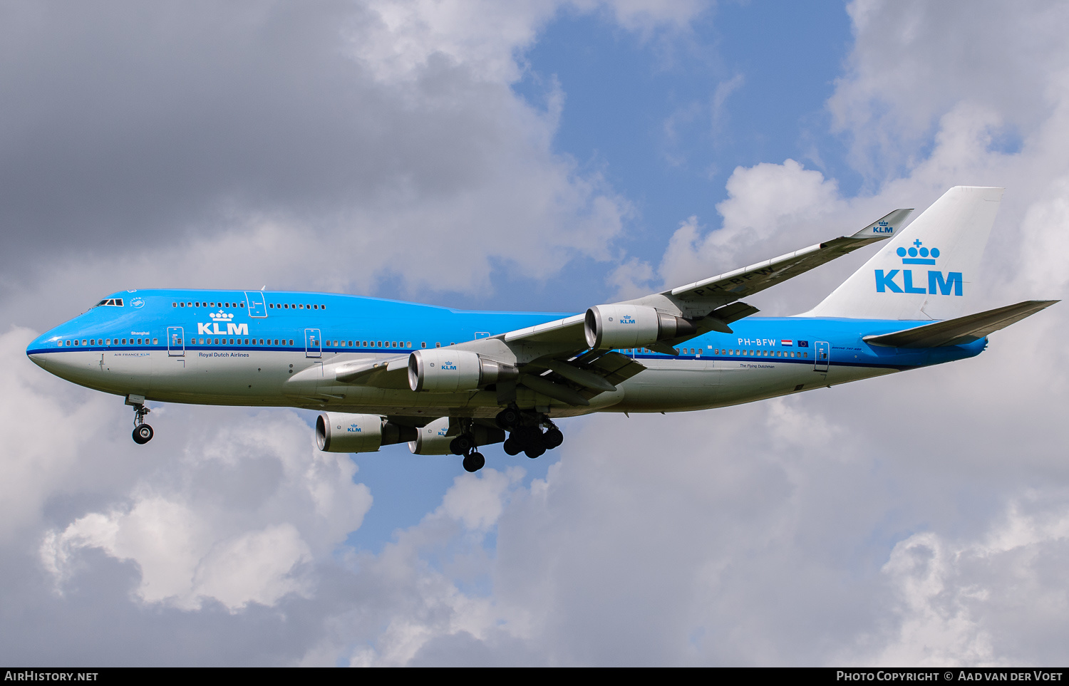 Aircraft Photo of PH-BFW | Boeing 747-406M | KLM - Royal Dutch Airlines | AirHistory.net #227023
