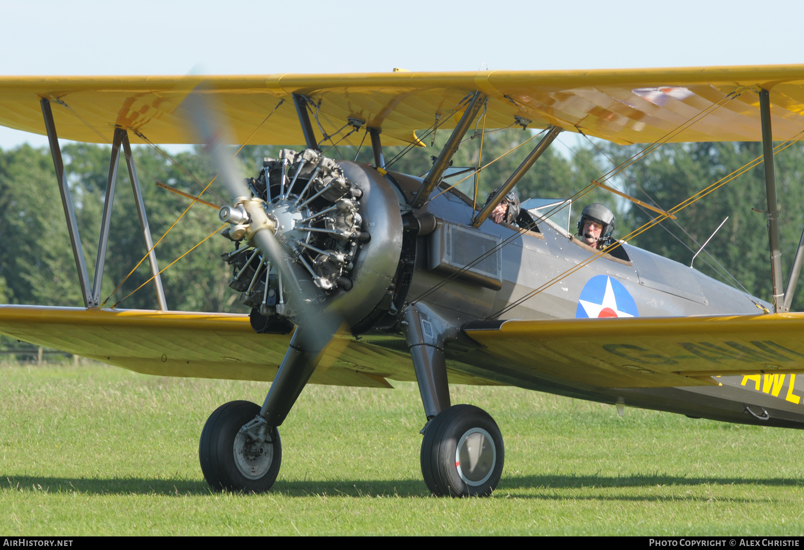 Aircraft Photo of G-AWLO | Boeing PT-13D Kaydet (E75) | USA - Air Force | AirHistory.net #227026