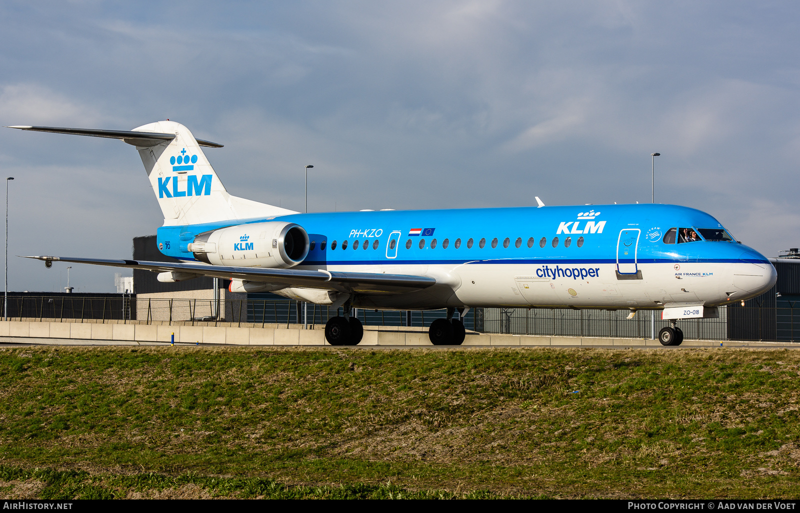 Aircraft Photo of PH-KZO | Fokker 70 (F28-0070) | KLM Cityhopper | AirHistory.net #227027