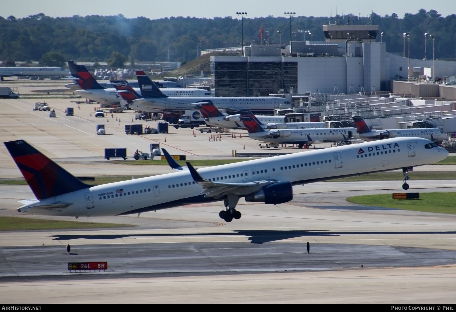 Aircraft Photo of N595NW | Boeing 757-351 | Delta Air Lines | AirHistory.net #227029