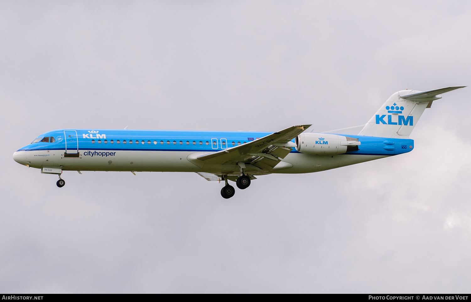 Aircraft Photo of PH-OFM | Fokker 100 (F28-0100) | KLM Cityhopper | AirHistory.net #227057