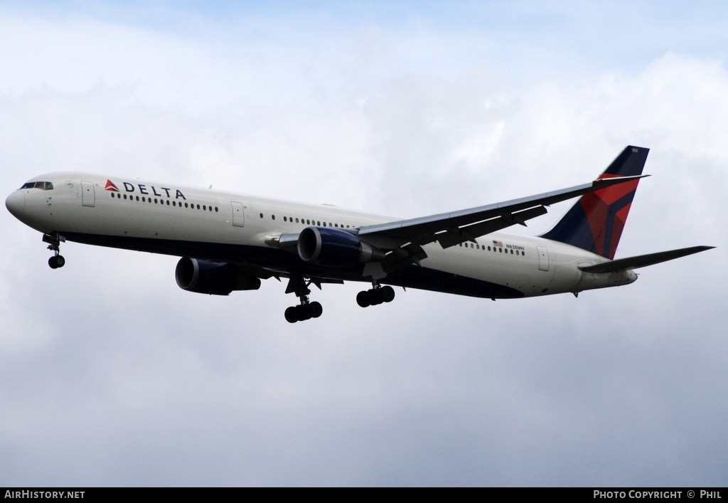 Aircraft Photo of N838MH | Boeing 767-432/ER | Delta Air Lines | AirHistory.net #227059