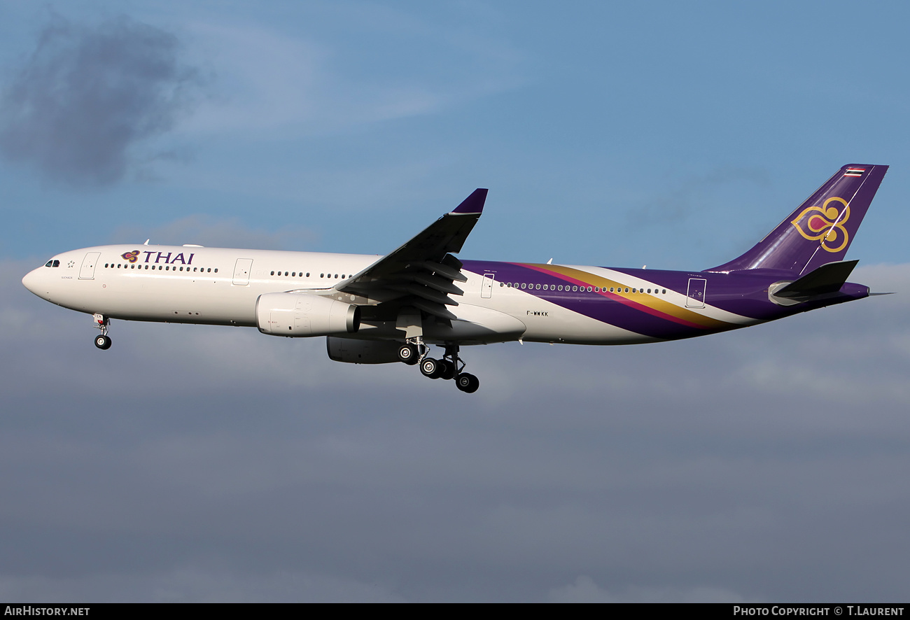 Aircraft Photo of F-WWKK | Airbus A330-343 | Thai Airways International | AirHistory.net #227066