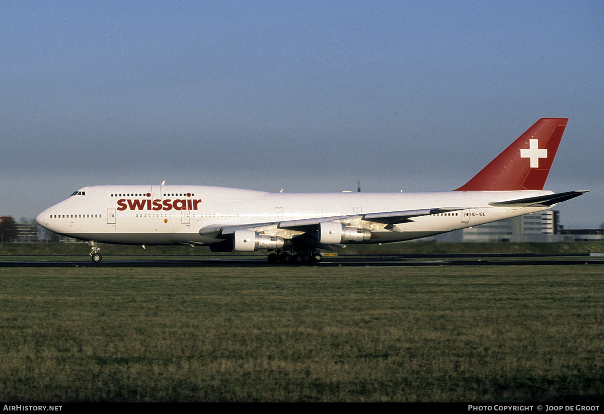 Aircraft Photo of HB-IGE | Boeing 747-357 | Swissair | AirHistory.net #227078