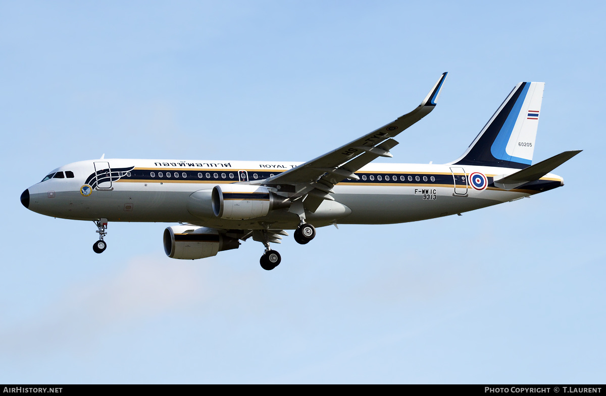 Aircraft Photo of F-WWIC | Airbus ACJ320 (A320-214/CJ) | Thailand - Air Force | AirHistory.net #227084