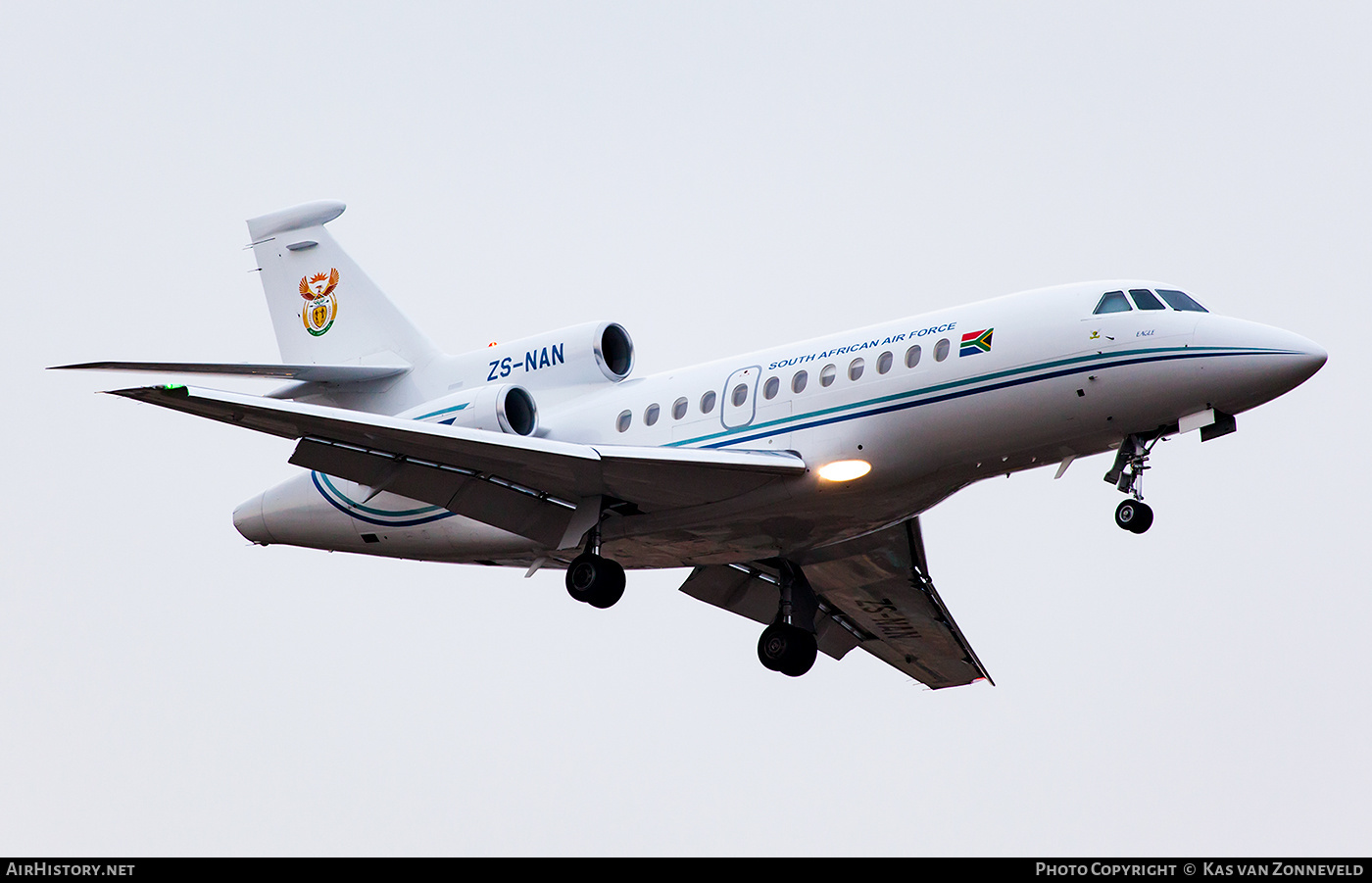 Aircraft Photo of ZS-NAN | Dassault Falcon 900 | South Africa - Air Force | AirHistory.net #227096