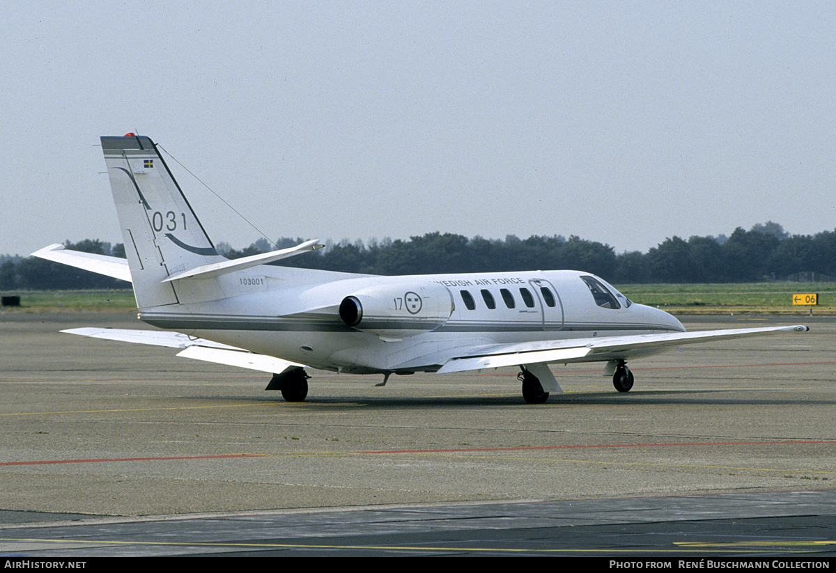 Aircraft Photo of 103001 | Cessna Tp 103 Citation II | Sweden - Air Force | AirHistory.net #227103