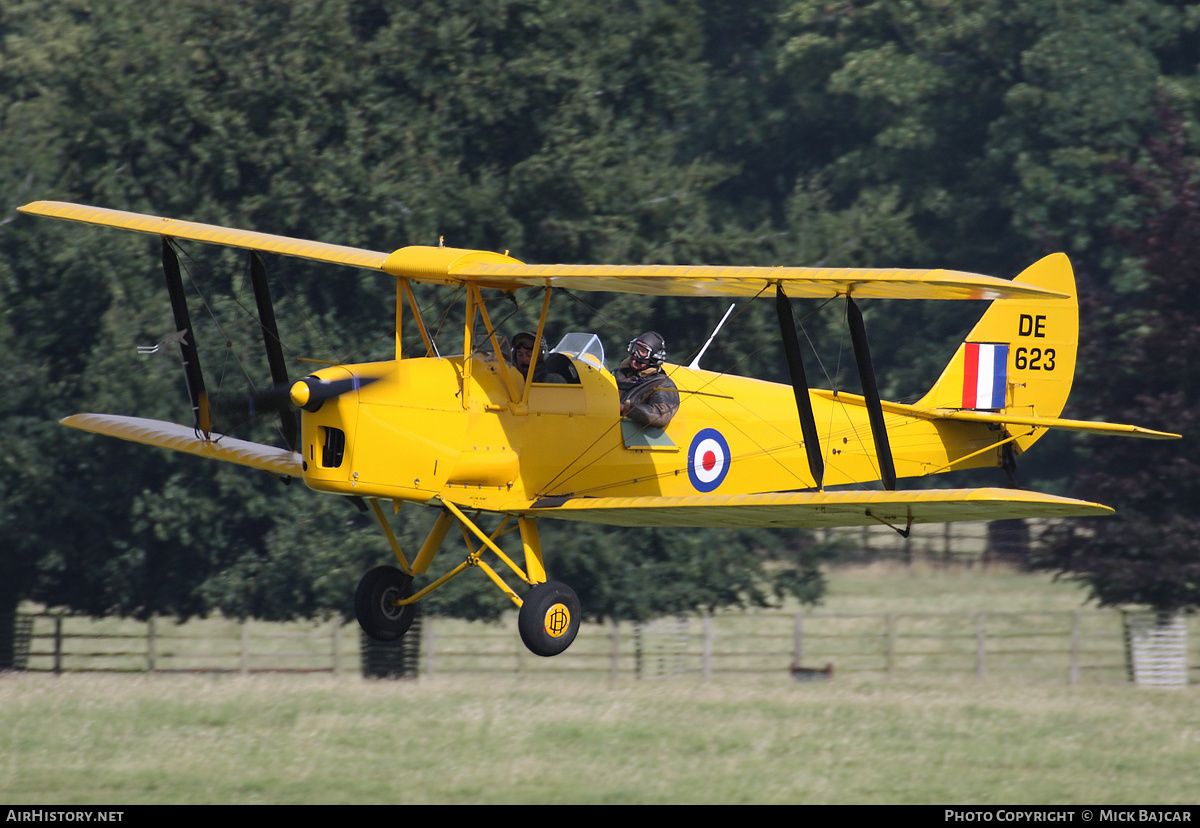 Aircraft Photo of G-ANFI / DE623 | De Havilland D.H. 82A Tiger Moth | UK - Air Force | AirHistory.net #227135
