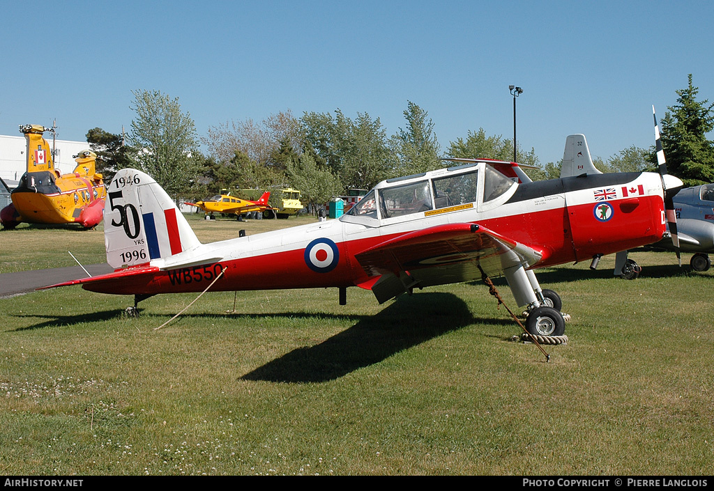 Aircraft Photo of WB550 | De Havilland DHC-1 Chipmunk T10 | UK - Air Force | AirHistory.net #227171