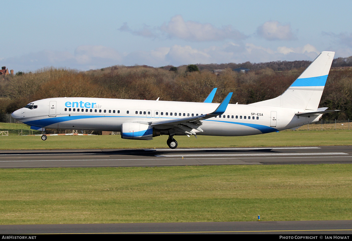 Aircraft Photo of SP-ESA | Boeing 737-8Q8 | Enter Air | AirHistory.net #227179
