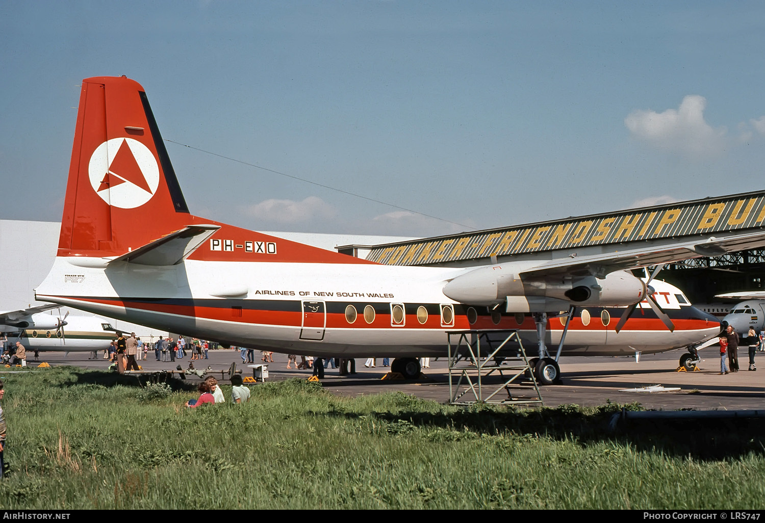 Aircraft Photo of PH-EXO | Fokker F27-500F Friendship | Ansett Airlines of New South Wales | AirHistory.net #227187