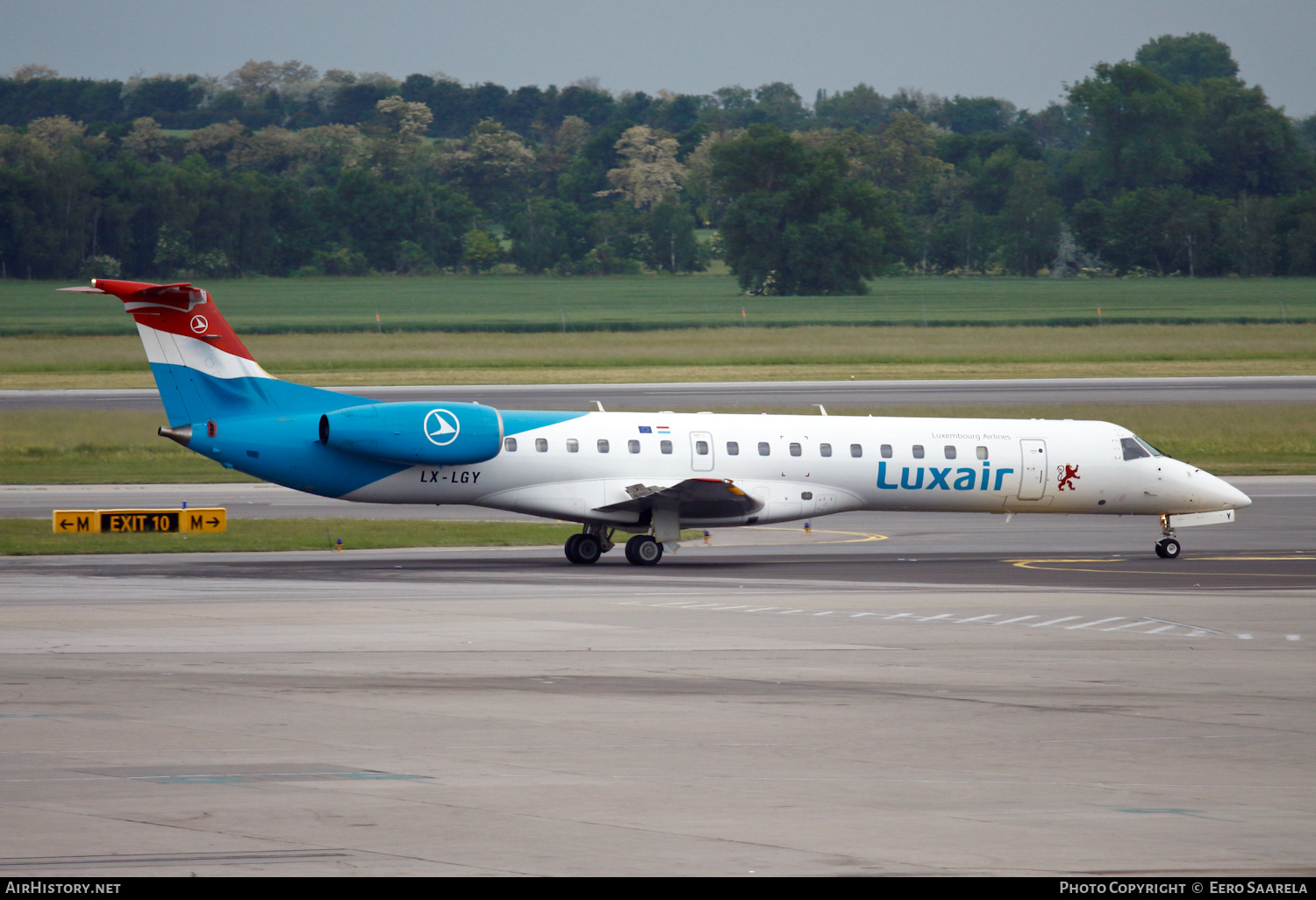 Aircraft Photo of LX-LGY | Embraer ERJ-145LU (EMB-145LU) | Luxair | AirHistory.net #227254