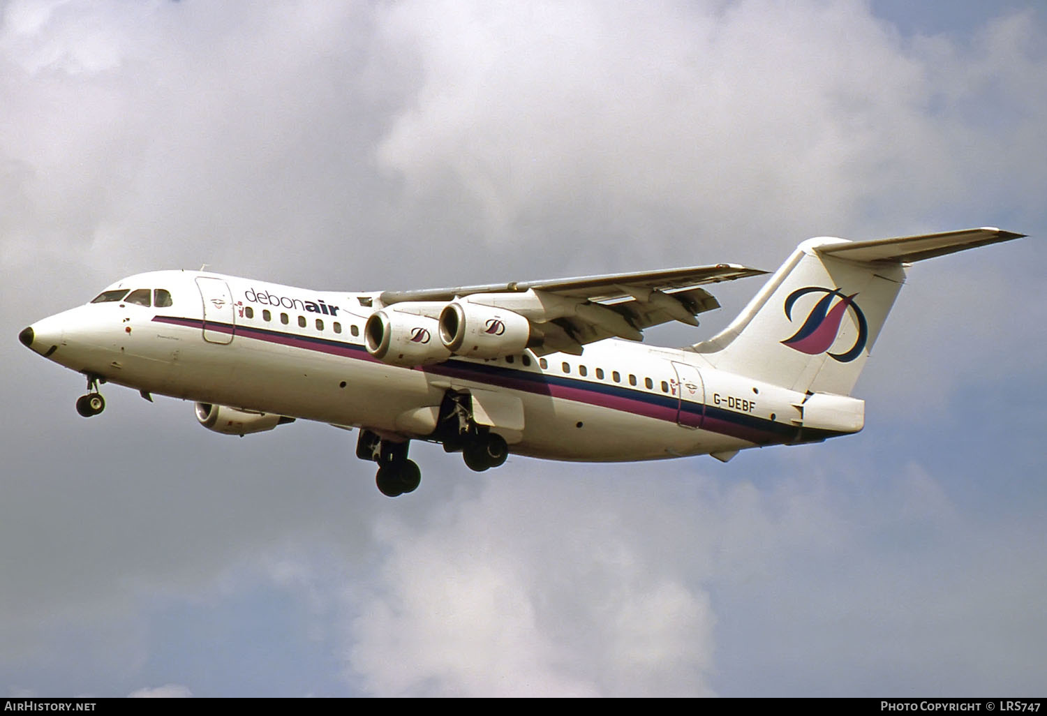 Aircraft Photo of G-DEBF | British Aerospace BAe-146-200 | Debonair Airways | AirHistory.net #227255