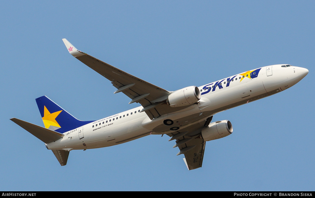 Aircraft Photo of JA73AA | Boeing 737-800 | Skymark Airlines | AirHistory.net #227330