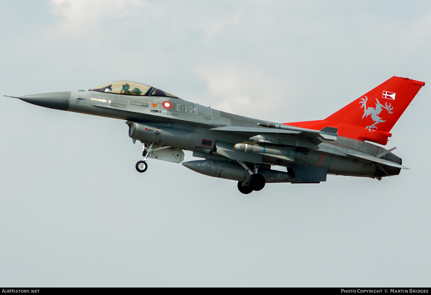 Aircraft Photo of E-195 | General Dynamics F-16AM Fighting Falcon | Denmark - Air Force | AirHistory.net #227337