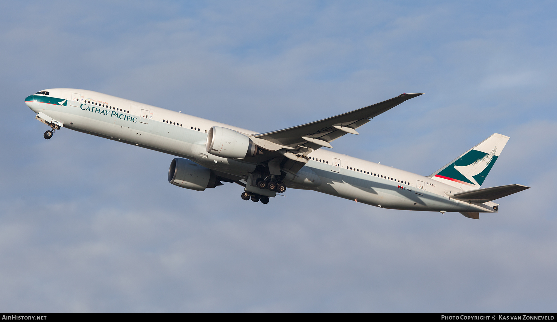 Aircraft Photo of B-KQD | Boeing 777-367/ER | Cathay Pacific Airways | AirHistory.net #227373
