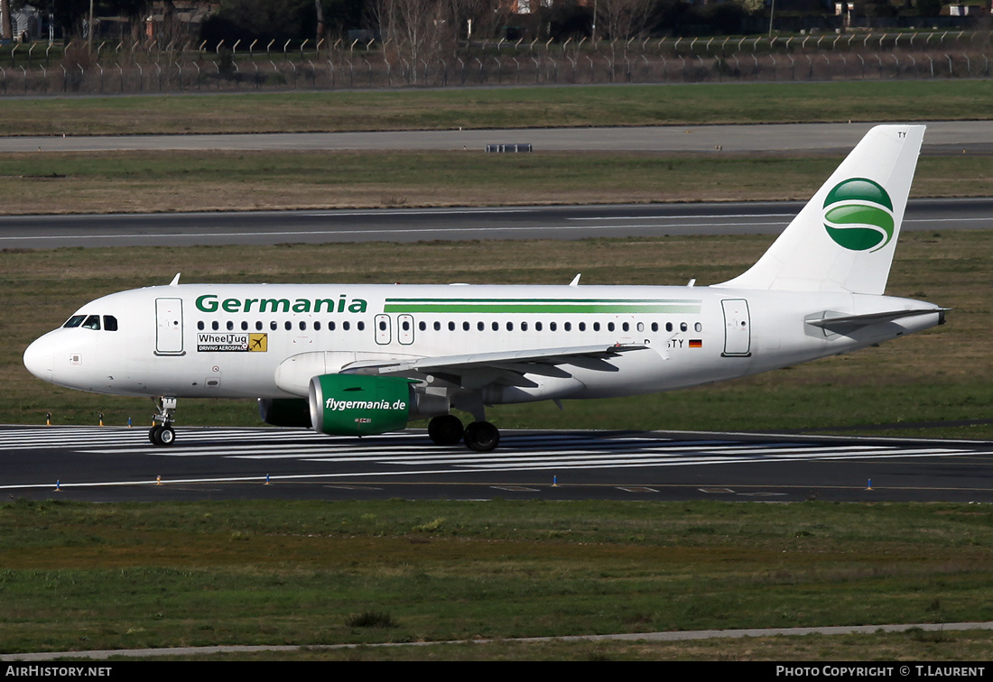 Aircraft Photo of D-ASTY | Airbus A319-112 | Germania | AirHistory.net #227378