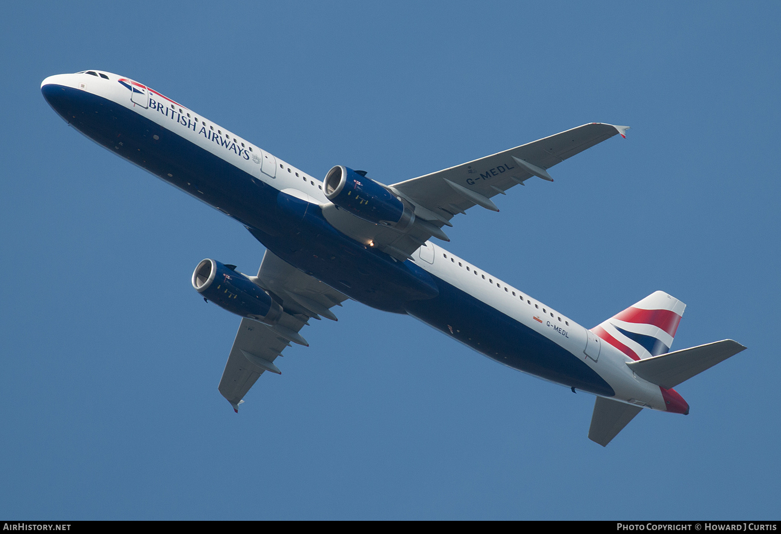 Aircraft Photo of G-MEDL | Airbus A321-231 | British Airways | AirHistory.net #227382