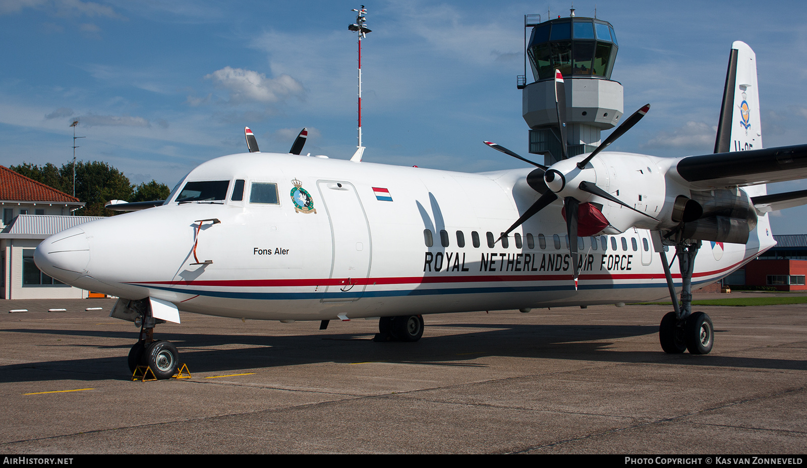 Aircraft Photo of U-05 | Fokker 50 | Netherlands - Air Force | AirHistory.net #227389