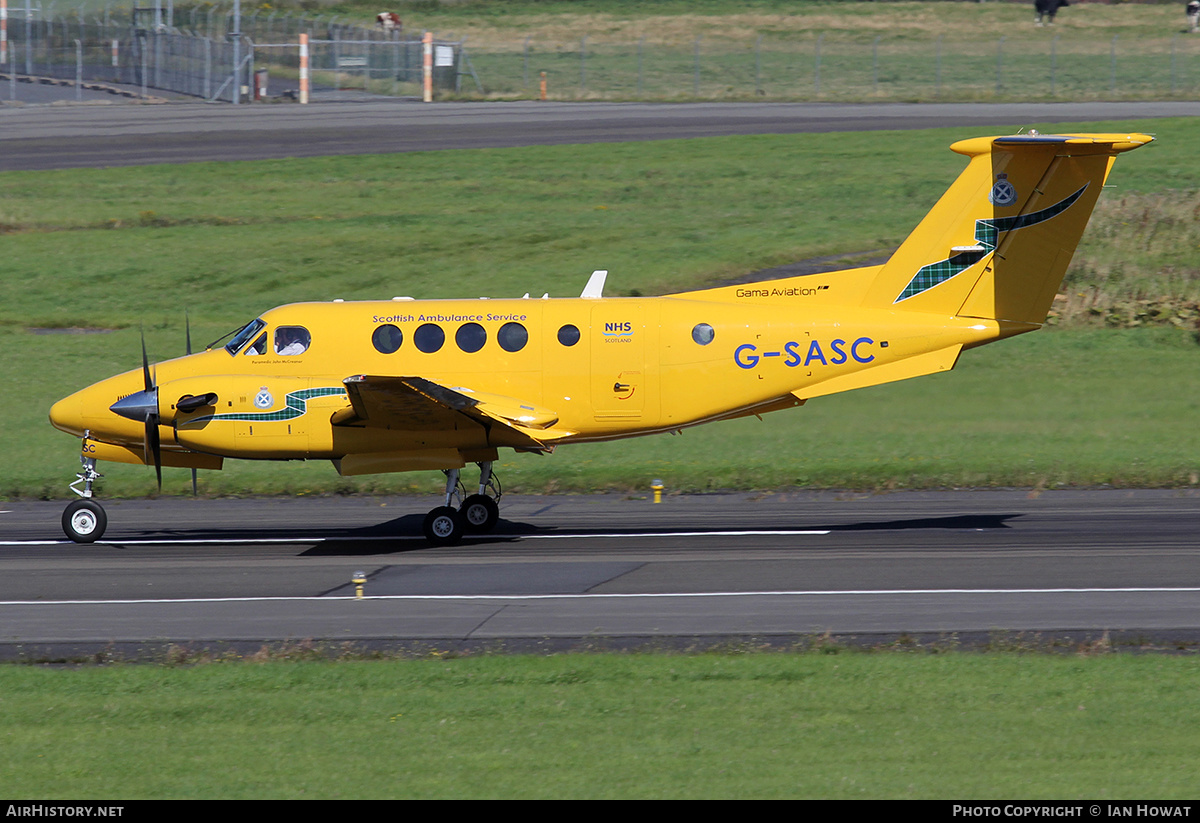 Aircraft Photo of G-SASC | Raytheon B200C King Air | Scottish Ambulance Service | AirHistory.net #227408