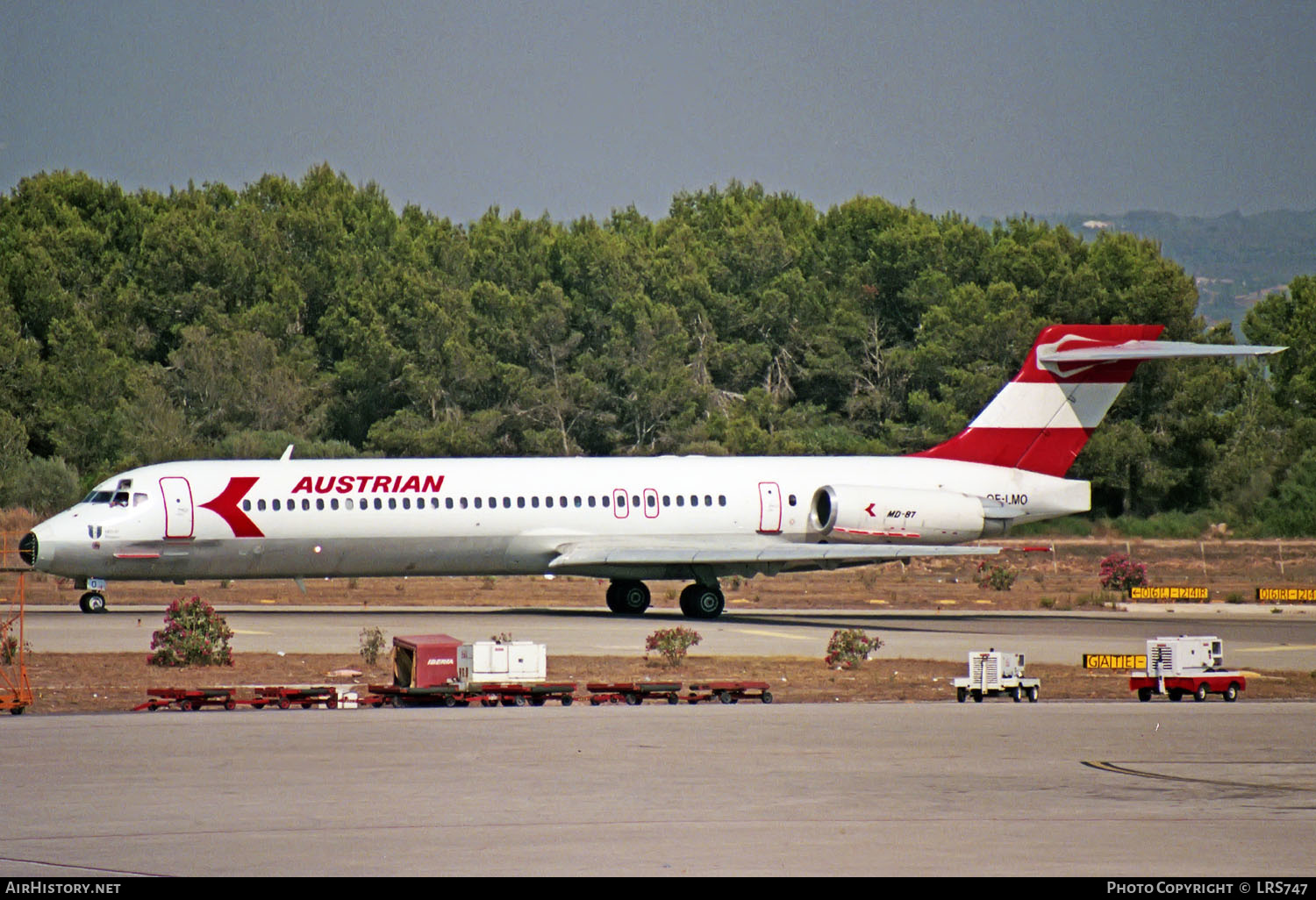Aircraft Photo of OE-LMO | McDonnell Douglas MD-87 (DC-9-87) | Austrian Airlines | AirHistory.net #227440