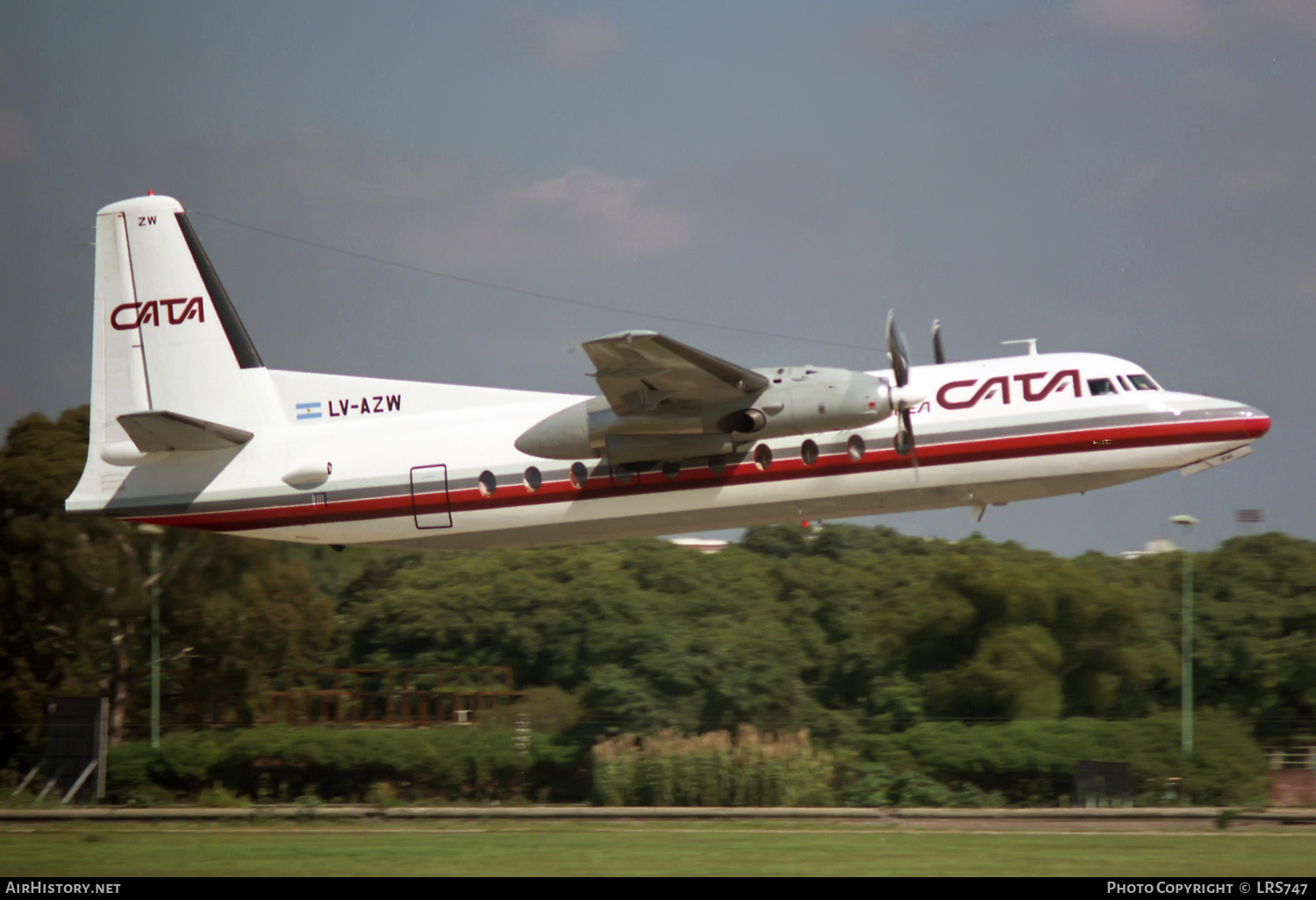 Aircraft Photo of LV-AZW | Fairchild F-27A | CATA Líneas Aéreas | AirHistory.net #227451