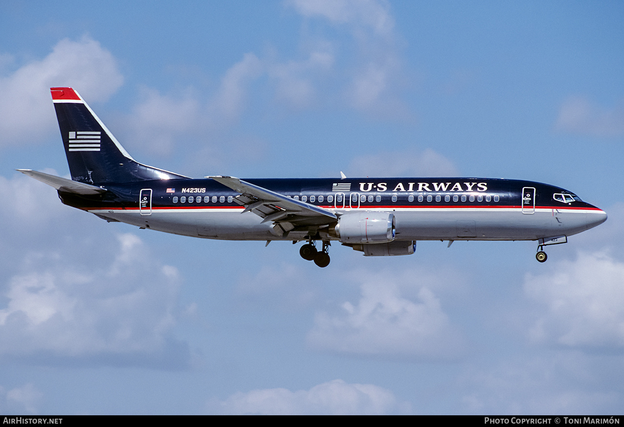 Aircraft Photo of N423US | Boeing 737-401 | US Airways | AirHistory.net #227473
