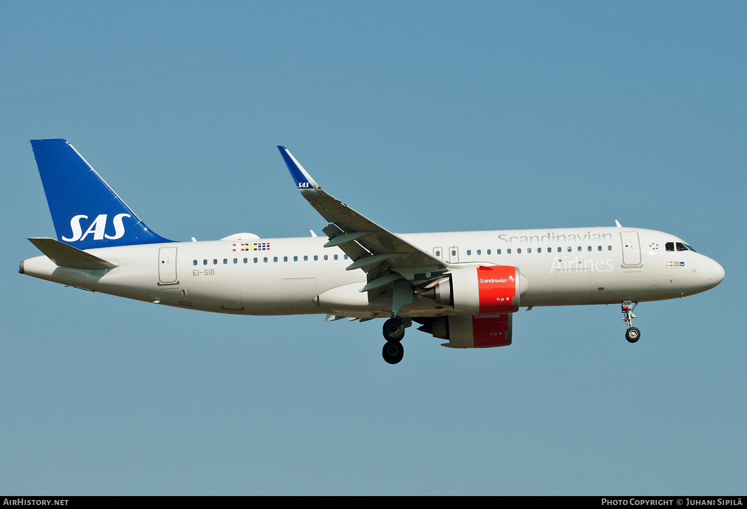 Aircraft Photo of EI-SIB | Airbus A320-251N | Scandinavian Airlines - SAS | AirHistory.net #227477
